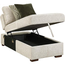  Homelegance Isla 8548-VCCL Armless Convertible Storage Chaise with Click Motion Drop Down Bed IMAGE 5