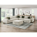  Homelegance Isla 8548-VCCL Armless Convertible Storage Chaise with Click Motion Drop Down Bed IMAGE 6