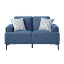  Homelegance Stride 9124BUE-2 Love Seat IMAGE 2