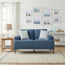  Homelegance Stride 9124BUE-2 Love Seat IMAGE 5