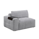  Homelegance Tidal 9155GY-1L Left Side Chair with one Arm IMAGE 2