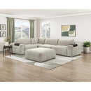  Homelegance Tidal 9155TP*51L1ROT 5-Piece Modular Sectional with Ottoman IMAGE 3