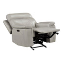  Homelegance Celestia 9199TPE-1PWH Power Glider Reclining Chair with Power Headrest IMAGE 3