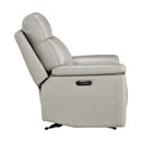  Homelegance Celestia 9199TPE-1PWH Power Glider Reclining Chair with Power Headrest IMAGE 7