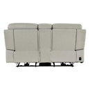  Homelegance Celestia 9199TPE-2PWH Power Double Reclining Love Seat with Power Headrest and Center Console IMAGE 4