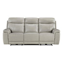  Homelegance Celestia 9199TPE-3PWH Power Double Reclining Sofa with Power Headrest IMAGE 4