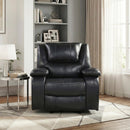  Homelegance Ellicott 9639BK-1 Glider Reclining Chair IMAGE 7