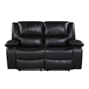  Homelegance Ellicott 9639BK-2 Double Reclining Love Seat IMAGE 3