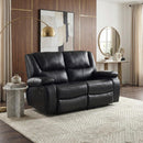 Homelegance Ellicott 9639BK-2 Double Reclining Love Seat IMAGE 6