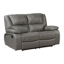 Homelegance Ellicott 9639GY-2 Double Reclining Love Seat IMAGE 2