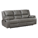  Homelegance Ellicott 9639GY-3 Double Reclining Sofa IMAGE 4