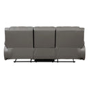  Homelegance Ellicott 9639GY-3 Double Reclining Sofa IMAGE 5