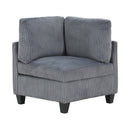  Homelegance Walterboro 9650DG-CR Corner Seat with Storage IMAGE 1