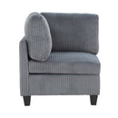  Homelegance Walterboro 9650DG-CR Corner Seat with Storage IMAGE 2