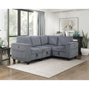  Homelegance Walterboro 9650DG-CR Corner Seat with Storage IMAGE 8