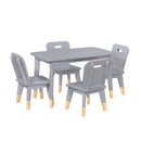  Homelegance Sloane B2024GY-5P 5-Piece Pack Children Table and Chairs Set IMAGE 1