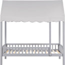 Homelegance Sloane B2024GYCP-1 Twin Canopy Platform Bed IMAGE 2