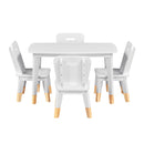  Homelegance Sloane B2024WH-5P 5-Piece Pack Children Table and Chairs Set IMAGE 2