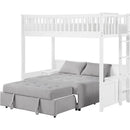  Homelegance Aerie B2034WHLTS-1* Twin Loft Bunk Bed with Night Stand and Sofa Bed IMAGE 2