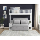  Homelegance Aerie B2034WHLTS-1* Twin Loft Bunk Bed with Night Stand and Sofa Bed IMAGE 4