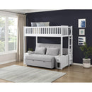  Homelegance Aerie B2034WHLTS-1* Twin Loft Bunk Bed with Night Stand and Sofa Bed IMAGE 5