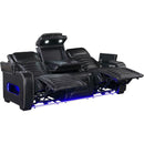  Homelegance Cyber 8344BLK-3PWHM Power Double Reclining Sofa with Drop-Down and Power Headrest IMAGE 6