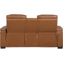  Homelegance Cyber 8344BRW-2PWHM Power Double Reclining Love Seat with Console and Power Headrest IMAGE 5