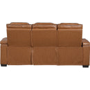  Homelegance Cyber 8344BRW-3PWHM Power Double Reclining Sofa with Drop-Down and Power Headrest IMAGE 5