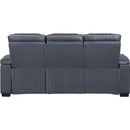  Homelegance Cyber 8344BUE-3PWHM Power Double Reclining Sofa with Drop-Down and Power Headrest IMAGE 5
