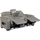  Homelegance Cyber 8344GRY-2PWHM Power Double Reclining Love Seat with Console and Power Headrest IMAGE 2