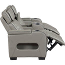  Homelegance Cyber 8344GRY-2PWHM Power Double Reclining Love Seat with Console and Power Headrest IMAGE 7