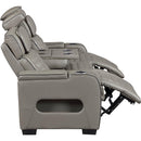  Homelegance Cyber 8344GRY-3PWHM Power Double Reclining Sofa with Drop-Down and Power Headrest IMAGE 7