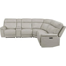  Homelegance Celestia 9199TPE*6LRRRPWH 6-Piece Modular Power Reclining Sectional with Power Headrests IMAGE 3