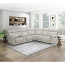  Homelegance Celestia 9199TPE*6LRRRPWH 6-Piece Modular Power Reclining Sectional with Power Headrests IMAGE 6