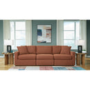  Signature Design by Ashley® Modmax 92102U4 3 pc Sectional and Ottoman - Spice IMAGE 2