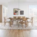 Flexsteel Normandy Extendable Dining Table & Chair Set (Warm Driftwood)